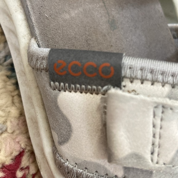 Ecco- phorene- size 38- gray-3 velcro adjustable straps - Picture 2 of 8